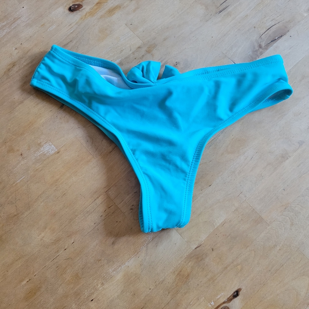 Turquoise Bikini Bottoms Size Large